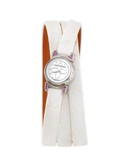 Pre-owned Louis Vuitton Tambour Bijou Watch In Multi