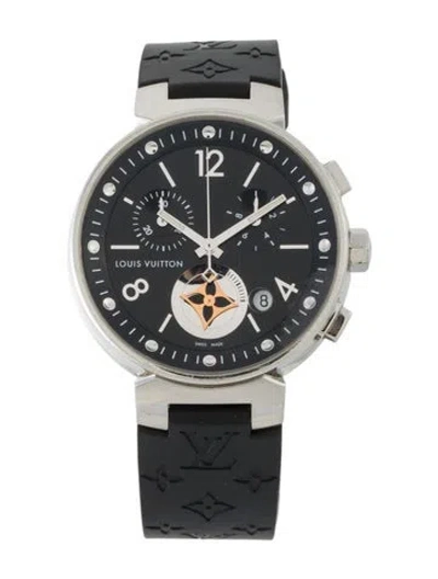 Pre-owned Louis Vuitton Tambour Moon Star Watch In Multi