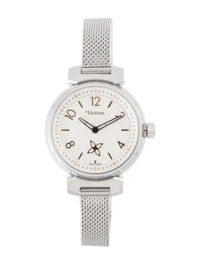 Pre-owned Louis Vuitton Tambour New Wave Watch, 34mm In Multi