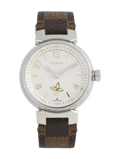 Pre-owned Louis Vuitton Tambour New Wave Watch In Multicolor