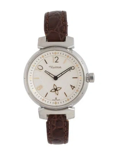 Pre-owned Louis Vuitton Tambour New Wave Watch In Multicolor