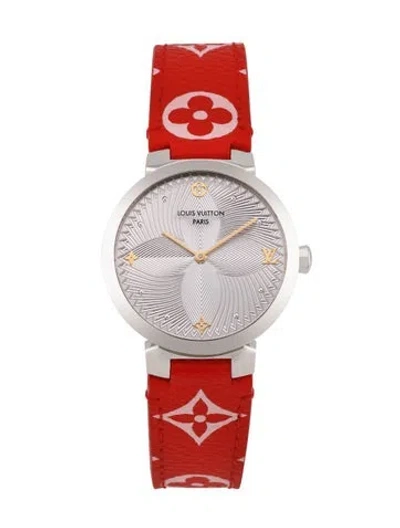 Pre-owned Louis Vuitton Tambour Slim Watch In Multi