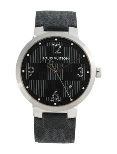 Pre-owned Louis Vuitton Tambour Slim Watch In Multicolor
