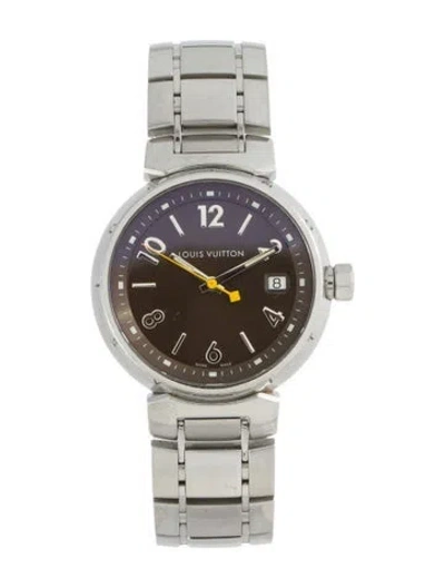 Pre-owned Louis Vuitton Tambour Watch, 34mm In Multi