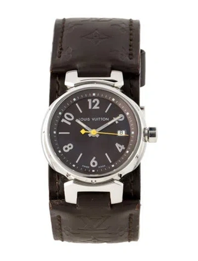 Pre-owned Louis Vuitton Tambour Watch In Multi