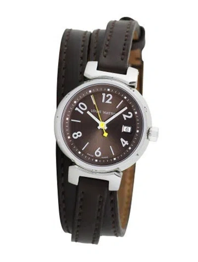 Pre-owned Louis Vuitton Tambour Watch In Multi