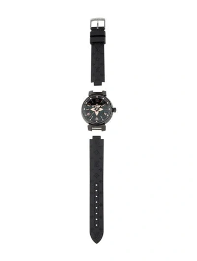 Pre-owned Louis Vuitton Tambour Watch In Multi