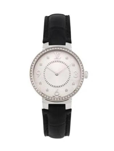 Pre-owned Louis Vuitton Tambour Watch In Multi