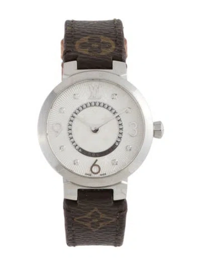 Pre-owned Louis Vuitton Tambour Watch In Multicolor