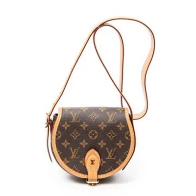 Pre-owned Louis Vuitton Tan Blanc In Brown