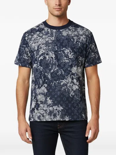 Pre-owned Louis Vuitton Tapestry Monogram T-shirt In Blue