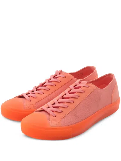 Pre-owned Louis Vuitton Tatoo Lines Sneakers In Orange