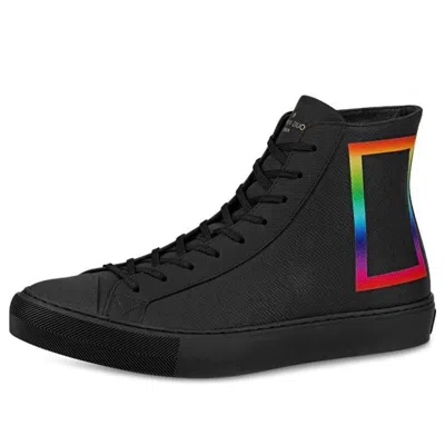 Pre-owned Louis Vuitton Tattoo Sneakers 'black Rainbow'