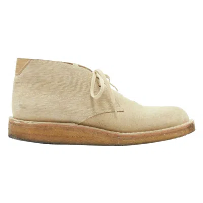 Pre-owned Louis Vuitton Taupe Sand Epi Suede Crepe Sole Ankle Desert Boot Uk5 Eu39 In Brown