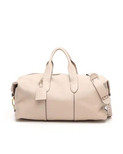 Pre-owned Louis Vuitton Taurillon Astralis Weekend Bag In Sand