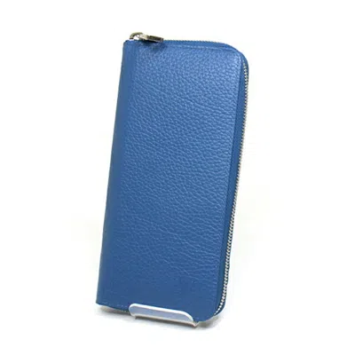 Pre-owned Louis Vuitton Taurillon Blue Coin Purse/coin Case ()