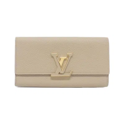 Pre-owned Louis Vuitton Taurillon Galle Leather Long Wallet (bi-fold) ()