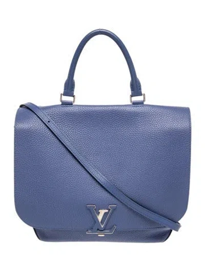 Pre-owned Louis Vuitton Taurillon Leather Volta In Blue