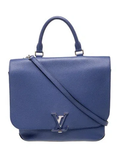 Pre-owned Louis Vuitton Taurillon Leather Volta In Blue
