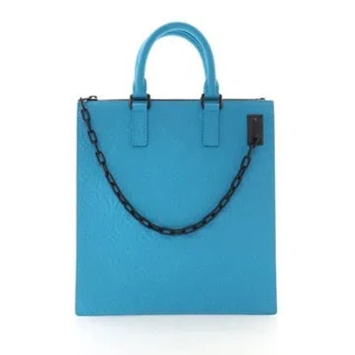 Pre-owned Louis Vuitton Taurillon Sac Plat In Blue