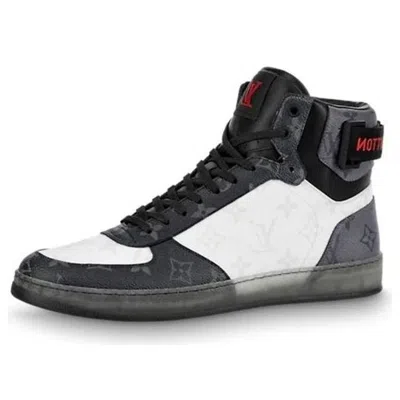 Pre-owned Louis Vuitton Tenis Rivoli Sneakers 'white Monogram Ice And Dark Gray Monogram'