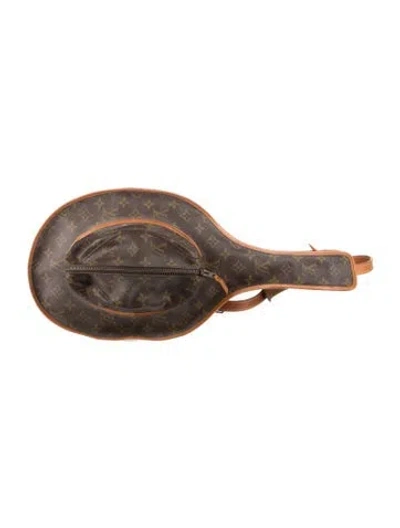 Pre-owned Louis Vuitton Tennis Racket Case In Brown
