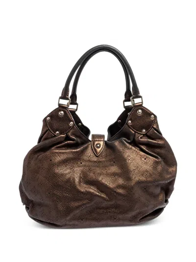 Pre-owned Louis Vuitton Textured Leather Slouchy Shoulder Bag