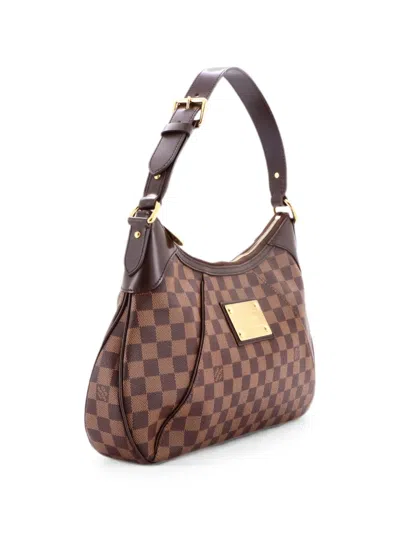 Pre-owned Louis Vuitton Thames Handbag Damier Gm Hobo Bag In Brown