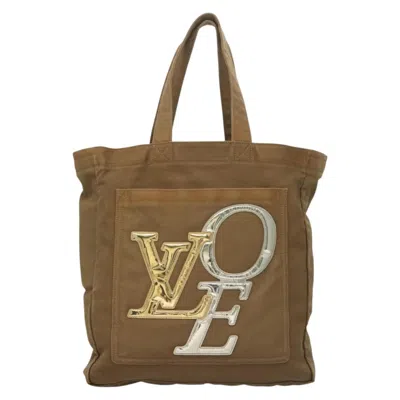 Pre-owned Louis Vuitton That's Love Tote Brown Canvas Tote Bag ()