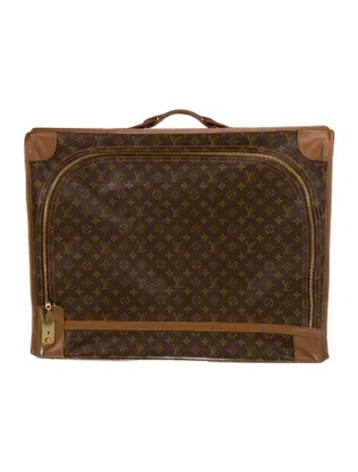 Pre-owned Louis Vuitton The French Company Suitcase In Brown