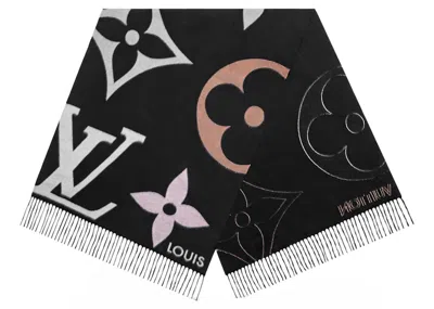Pre-owned Louis Vuitton The Ultimate Scarf In Black