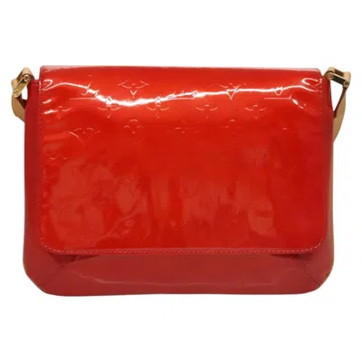 Pre-owned Louis Vuitton Thompson Street Red Patent Leather Shoulder Bag ()