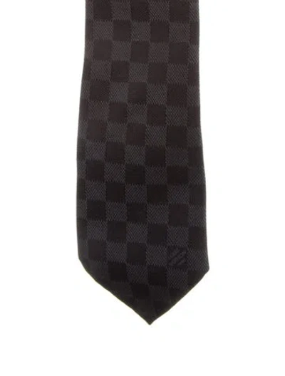 Pre-owned Louis Vuitton Tie In Black