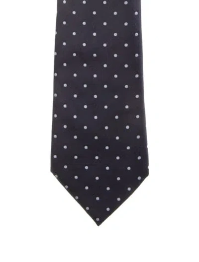 Pre-owned Louis Vuitton Tie In Blue
