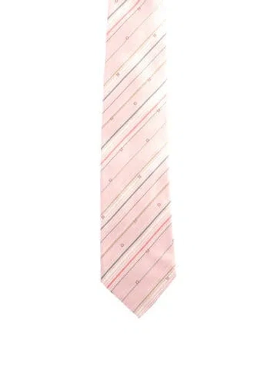 Pre-owned Louis Vuitton Tie In Pink