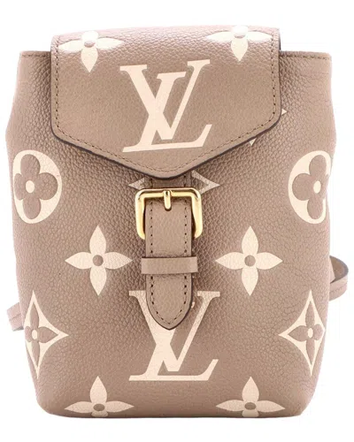 Pre-owned Louis Vuitton Tiny Backpack Bicolor Monogram Empreinte Giant (authentic Pre-  Loved)