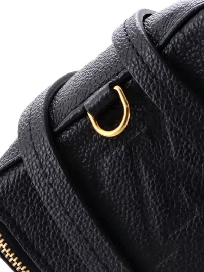Pre-owned Louis Vuitton Tiny Monogram Empreinte Giant Backpack In Black