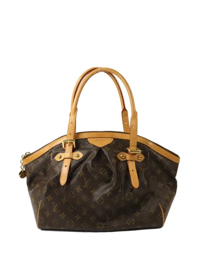 Pre-owned Louis Vuitton Tivoli Gm Monogram Tote Bag In Brown