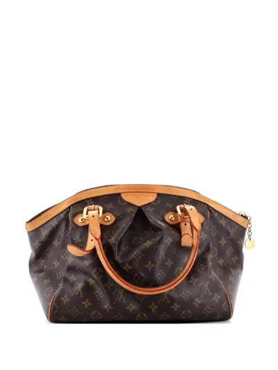 Pre-owned Louis Vuitton Tivoli Handbag Monogram Canvas Gm Satchel In Brown