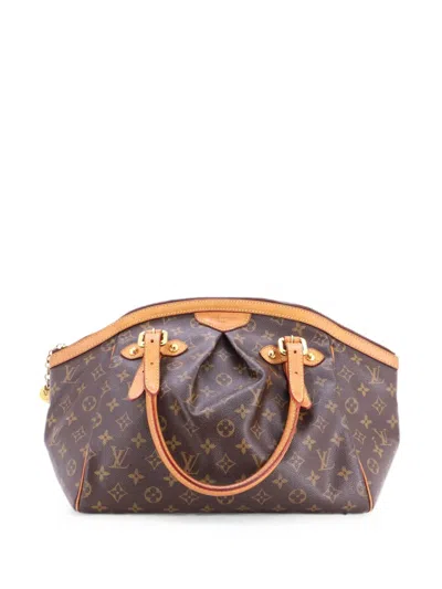 Pre-owned Louis Vuitton Tivoli Handbag Monogram Canvas Gm Satchel In Brown