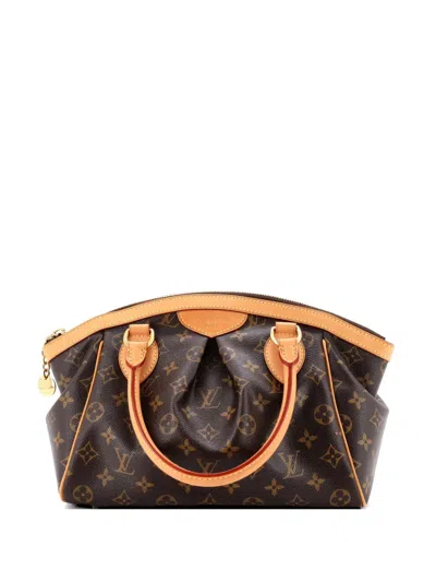 Pre-owned Louis Vuitton Tivoli Handbag Monogram Canvas Pm Satchel In Brown