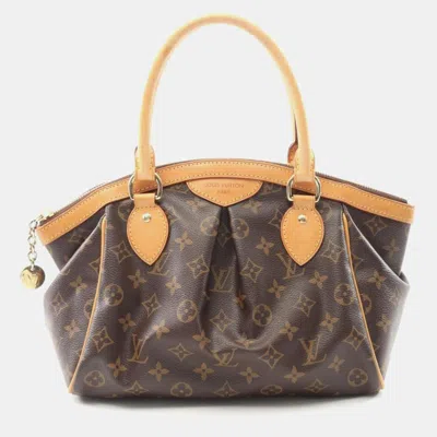 Pre-owned Louis Vuitton Tivoli Pm Brown Monogram Canvas Shoulder Bag