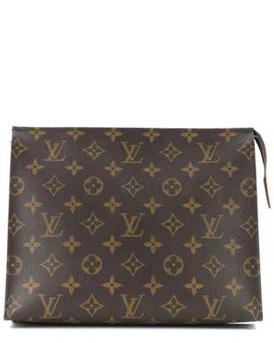Pre-owned Louis Vuitton Toiletry Pouch Nm Monogram Canvas (authentic Pre-loved)