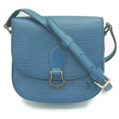 Pre-owned Louis Vuitton Toledo Blue Epi Leather Shoulder Bag ()