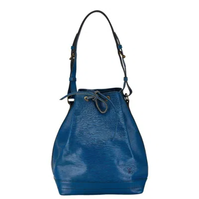 Pre-owned Louis Vuitton Toledo Blue Leather Shoulder Bag ()