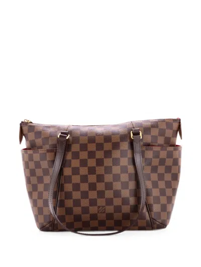 Pre-owned Louis Vuitton Totally Handbag Damier Pm Shoulder Bag In Brown