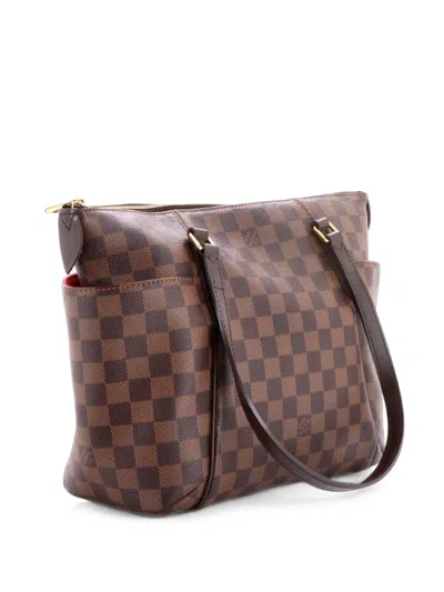 Pre-owned Louis Vuitton Totally Handbag Damier Pm Shoulder Bag In Brown
