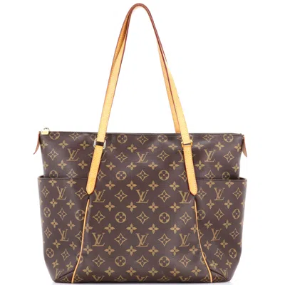 Pre-owned Louis Vuitton Totally Handbag Monogram Canvas Mm In Brown