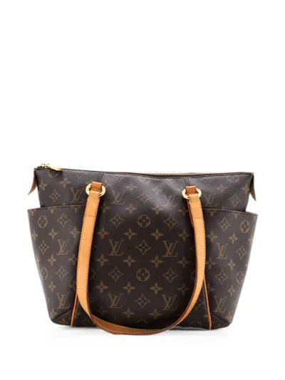 Pre-owned Louis Vuitton Totally Handbag Monogram Canvas Pm Shoulder Bag In Brown