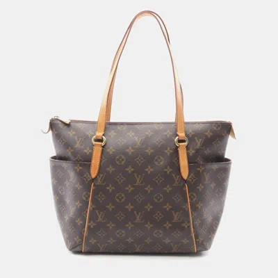 Pre-owned Louis Vuitton Totally Mm Brown Monogram Canvas Tote